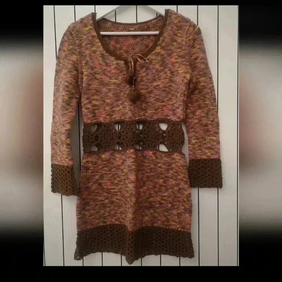 COPY - Wool handmade sweater tunic - Picture 2 of 16